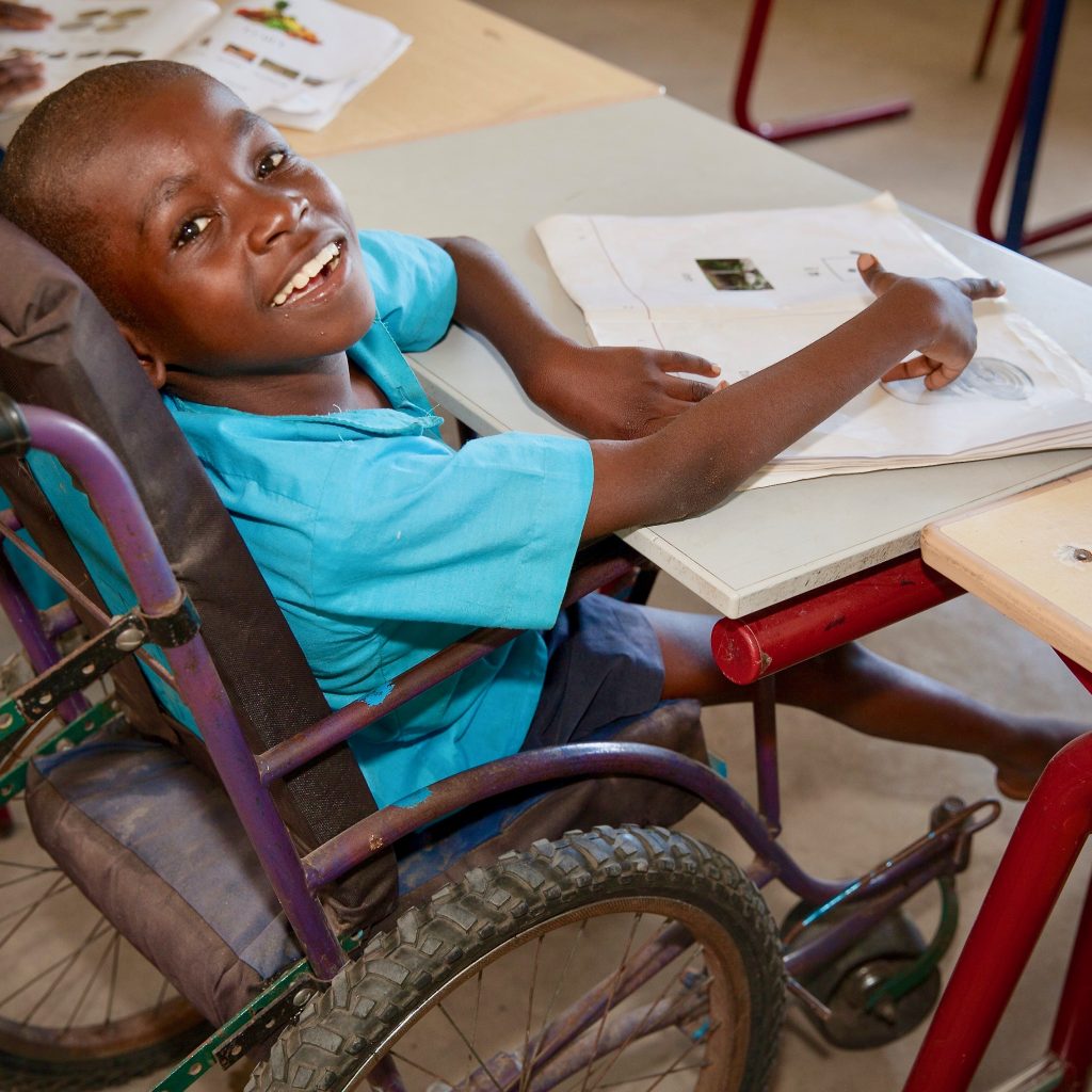 One of our focus points is education. A high percentage of children from disadvantaged families do not go to school. Disabilities are often considered a wrath of God. Therefor disabled children are often hidden, rather than money spent on. That is why we support Port Reitz Special School. 
Port Reitz School is an integrated boarding school. The school as around 260 children, of which around 180 are handicapped (physically or mentally or both). Around 80 children are from the surrounding slums and would otherwise not go to school at all. 
Maendeleo supports this school in several ways but mostly with nutrition and improvement of education.